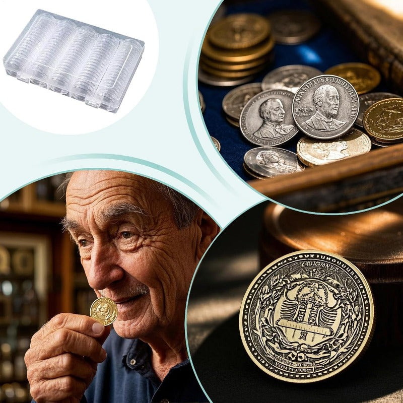 🔥Last Day 49% OFF  100-Coin Secure Storage Case