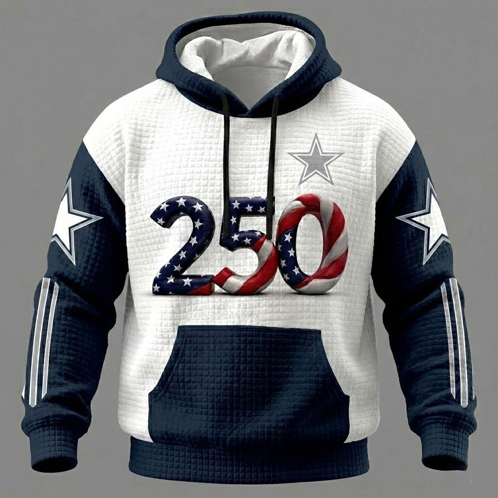 Dallas Cowboys Waffle Texture Strike Hoodie