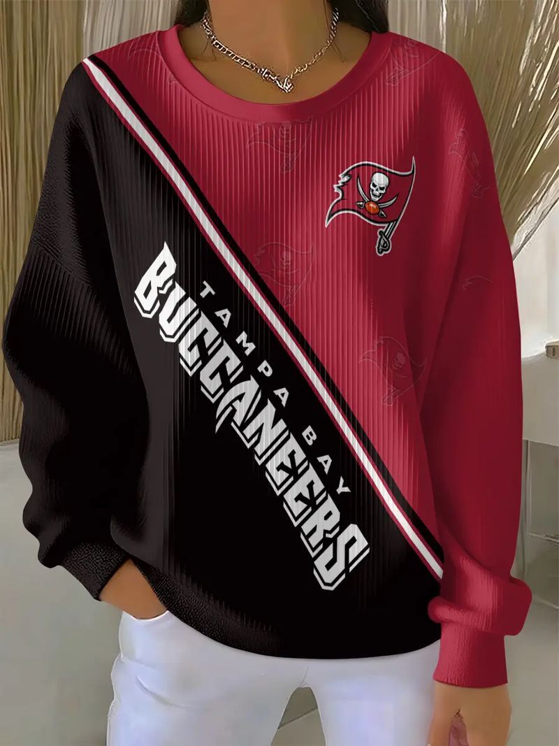 Tampa Bay Buccaneers Long Sleeves Dynamic Knit Sweater GTS014946