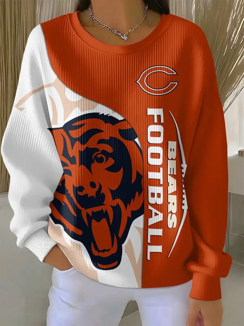 Chicago Bears Long Sleeves Dynamic Knit Sweater-My 5 gifts