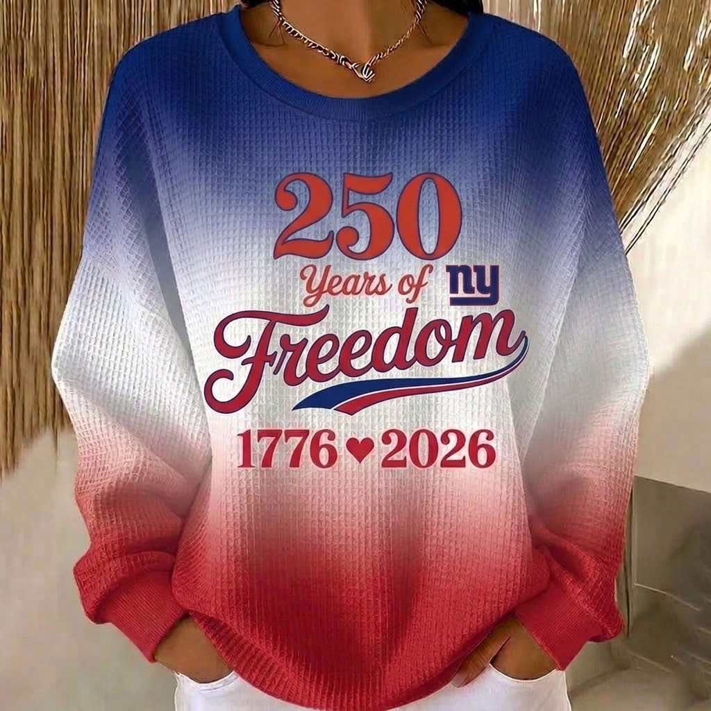 New York Giants US 250th Anniversary Long Sleeves Dynamic Knit Sweater