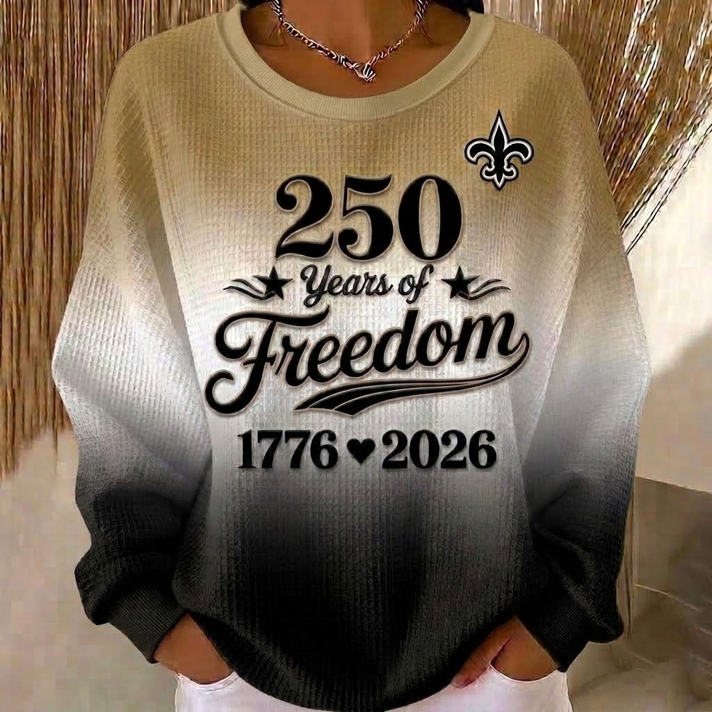 New Orleans Saints US 250th Anniversary Long Sleeves Dynamic Knit Sweater