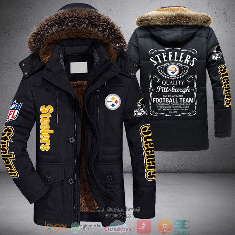 Pittsburgh Steelers New 2 Colors Limited Edition Warm Parka Jacket Wit