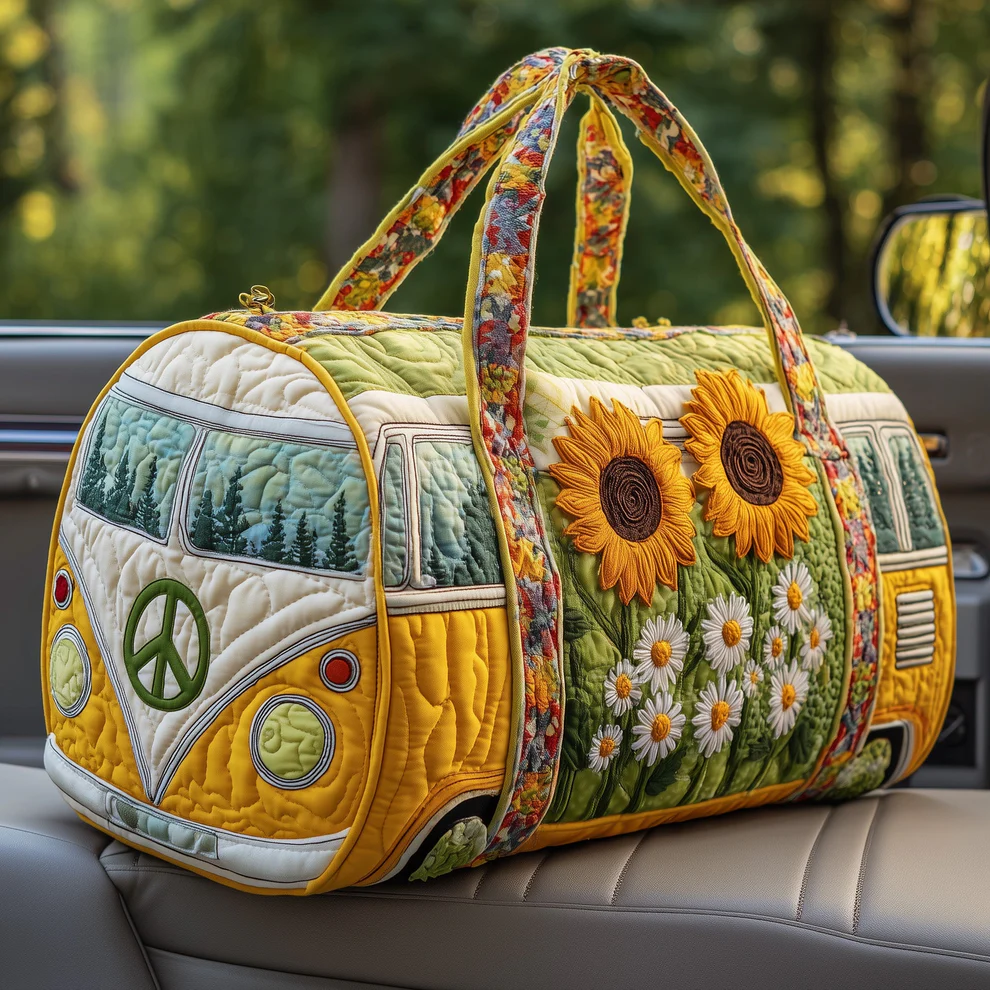 Sunflowers Limted Edition Quilted Duffle Bag 