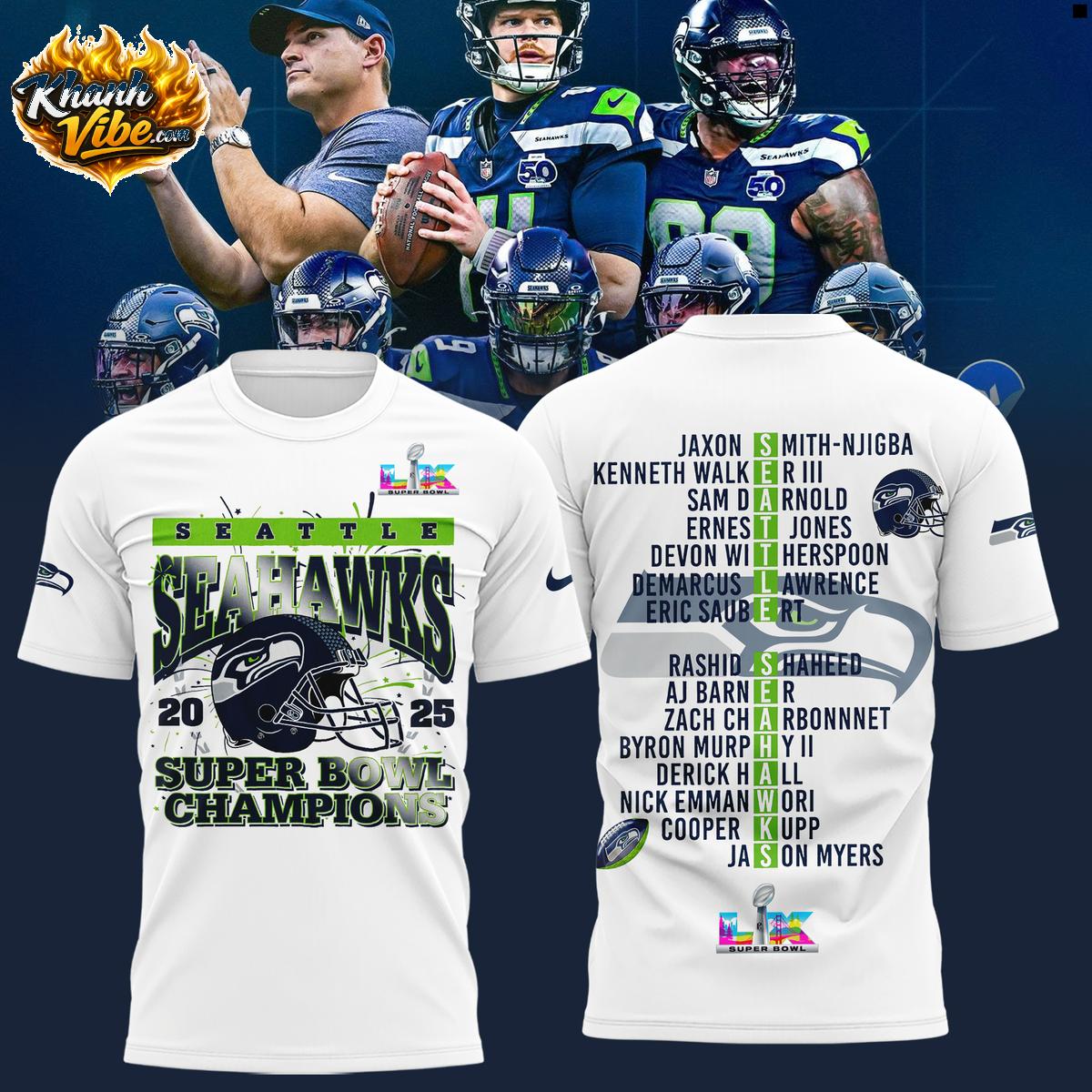 Seattle Seahawks Super Bowl LX 2026 T-shirt