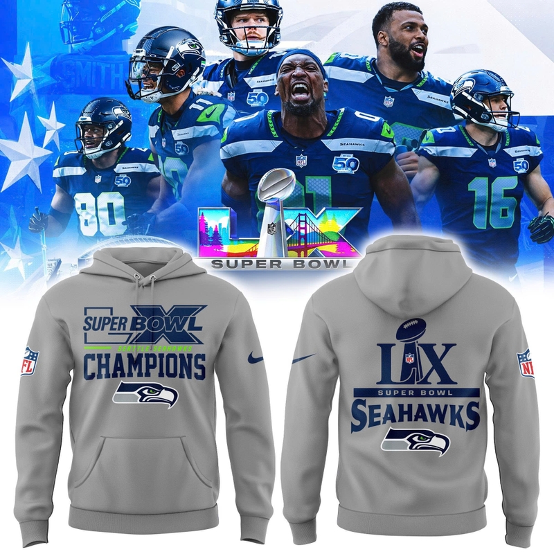 Seattle Seahawks Super Bowl LX 2026 Unisex Hoodie