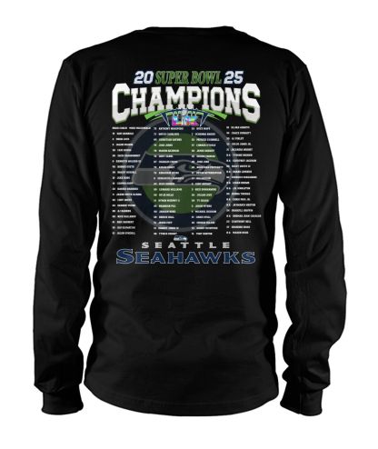 Seattle Seahawks Super Bowl LX 2026 T-shirt 2D