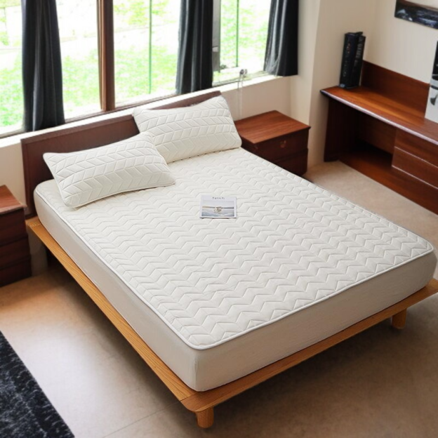 Leichte, rutschfeste und antibakterielle Matratzenauflage aus Baumwolle für Zuhause