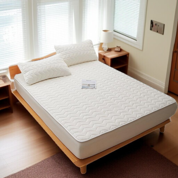 Leichte, rutschfeste und antibakterielle Matratzenauflage aus Baumwolle für Zuhause