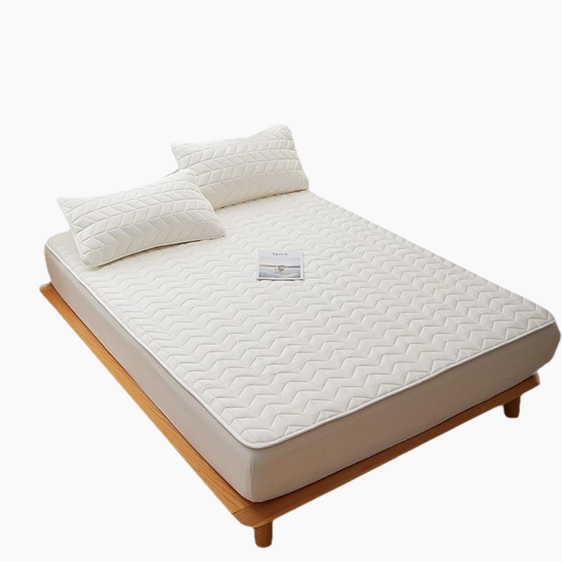 Leichte, rutschfeste und antibakterielle Matratzenauflage aus Baumwolle für Zuhause