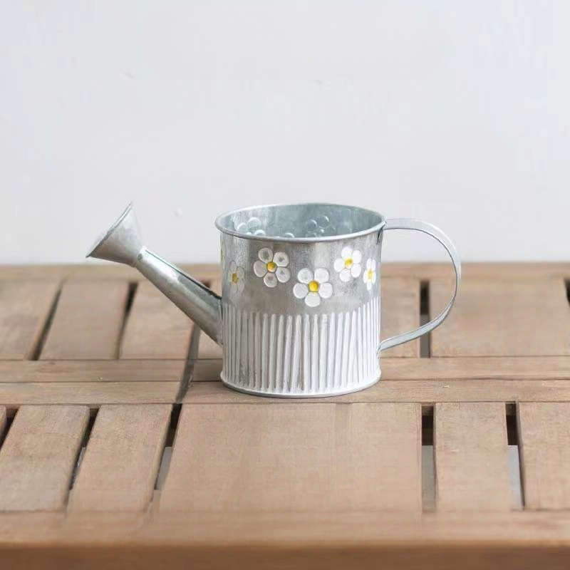 Stylish Iron Flower Container for Succulents and Floral Arrangements