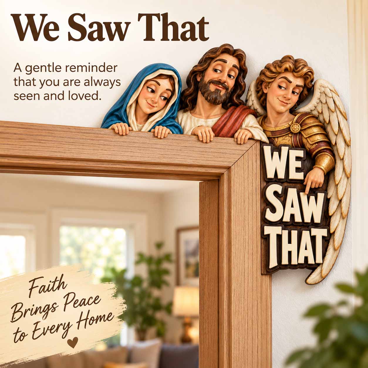We Saw That Door Topper
