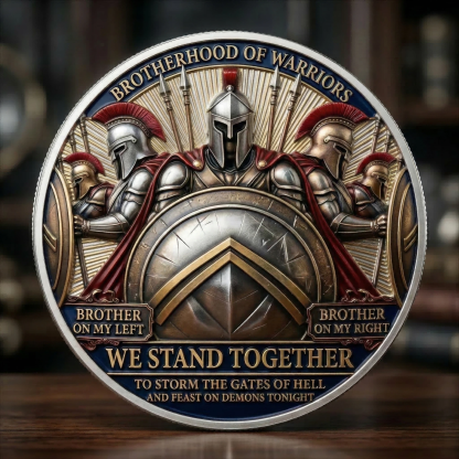 ⚡️Last Day 60% OFF - Brotherhood Warriors Commemorative Challenge Coin