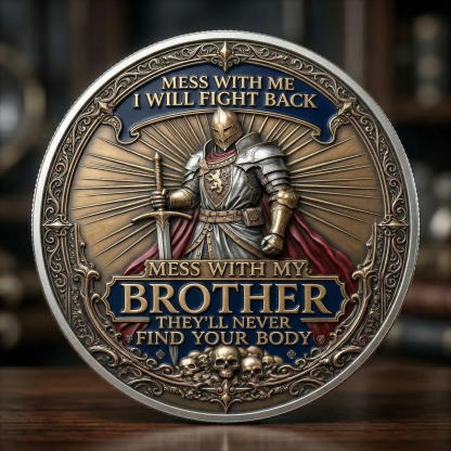 ⚡️Last Day 60% OFF - Brotherhood Warriors Commemorative Challenge Coin
