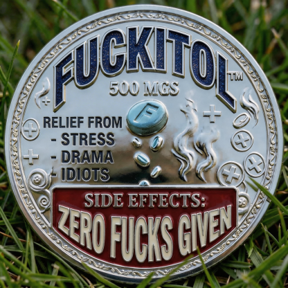 ⚡️Last Day 60% OFF - Fuckitol Stress Relief Challenge Coin