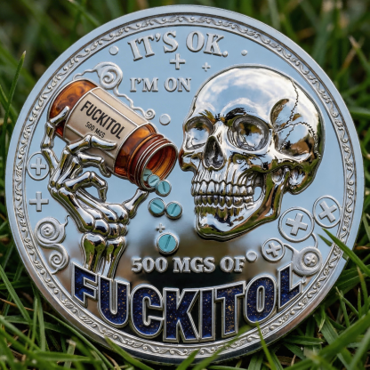 ⚡️Last Day 60% OFF - Fuckitol Stress Relief Challenge Coin