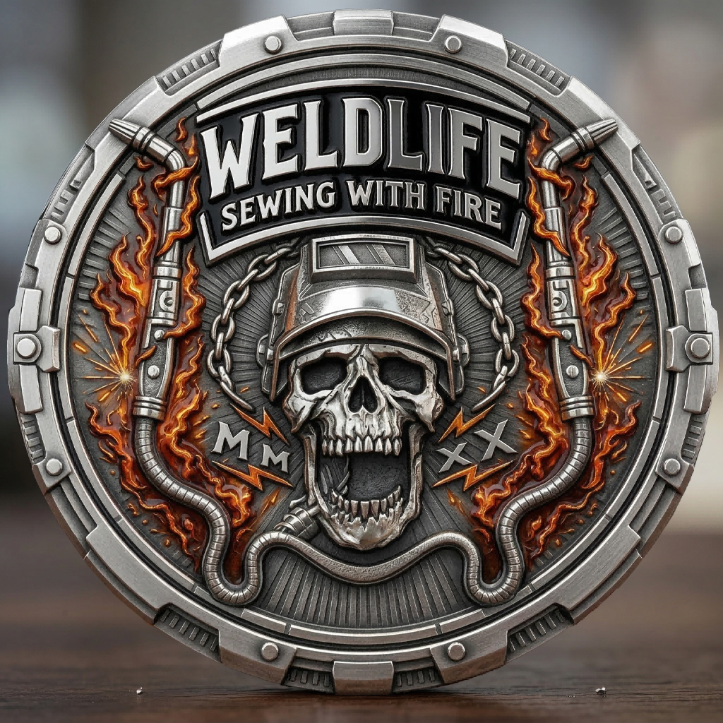 ⚡️Last Day 60% OFF - Grumpy Old Welder Challenge Coin 🔥⚙️🪙