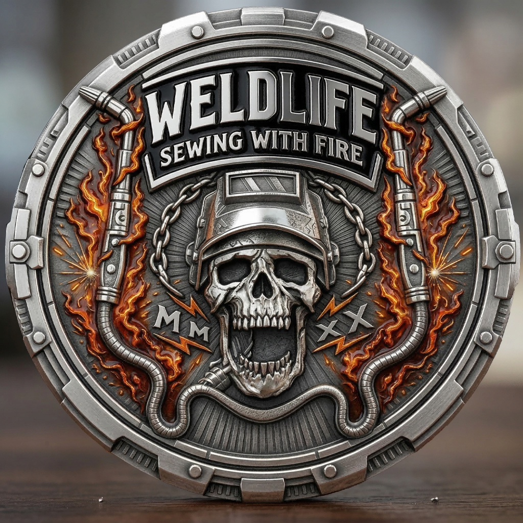 ⚡️Last Day 60% OFF - Grumpy Old Welder Challenge Coin 🔥⚙️🪙