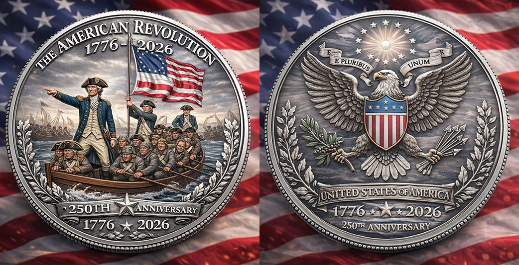 🔥Flash Sale 60% OFF - American Revolution 250th Anniversary Commemorative Coin
