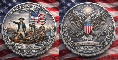 🔥Flash Sale 60% OFF - American Revolution 250th Anniversary Commemorative Coin