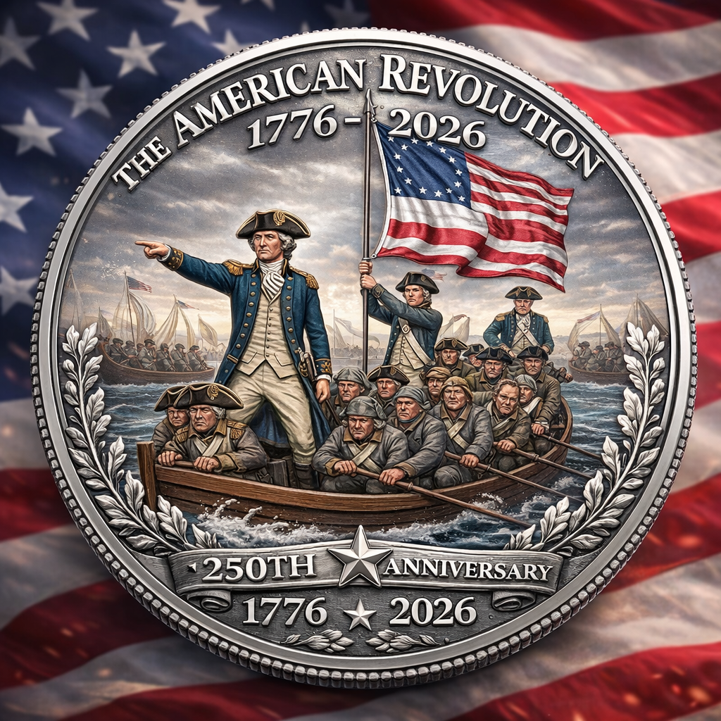🔥Flash Sale 60% OFF - American Revolution 250th Anniversary Commemorative Coin