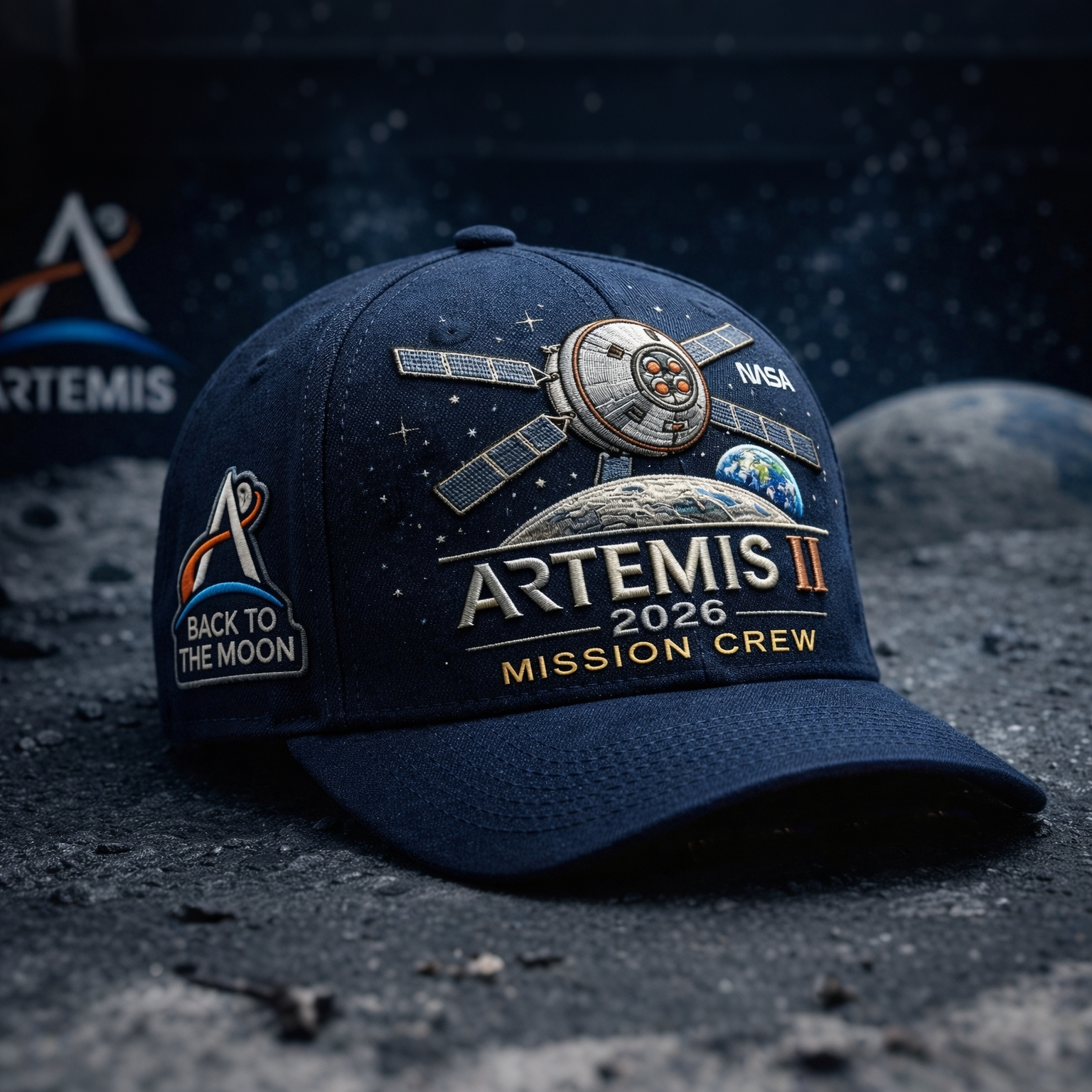 🚀Flash Sale 60% OFF 🌕 Artemis II Lunar Mission Commemorative Cap (BUY 2 FREESHIPPING)