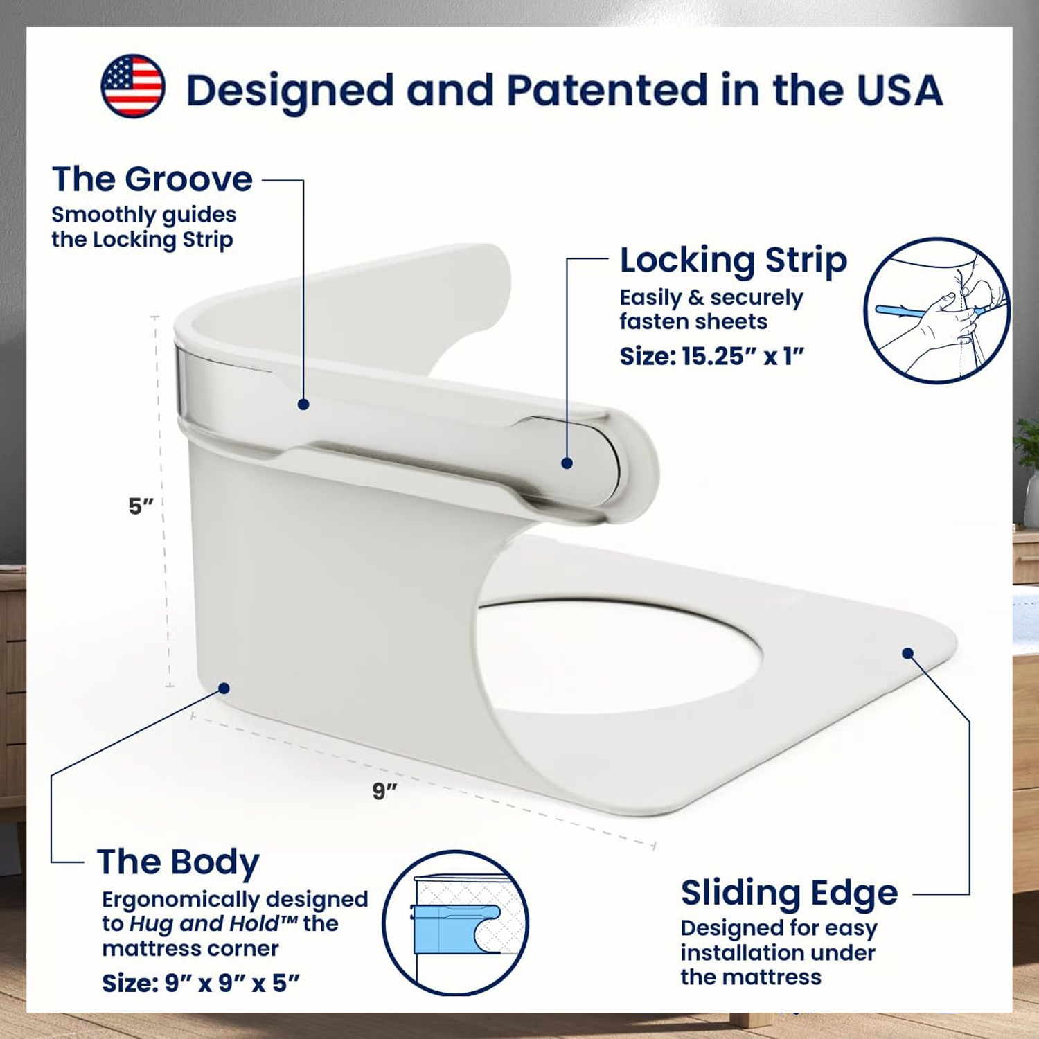 🔥Hot Promotion 49% OFF -🛏️ Sheet Holders - Secure Bed Sheets Firmly in Place 🔒