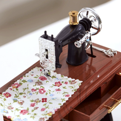 Sewing Machine-Shaped Music Box