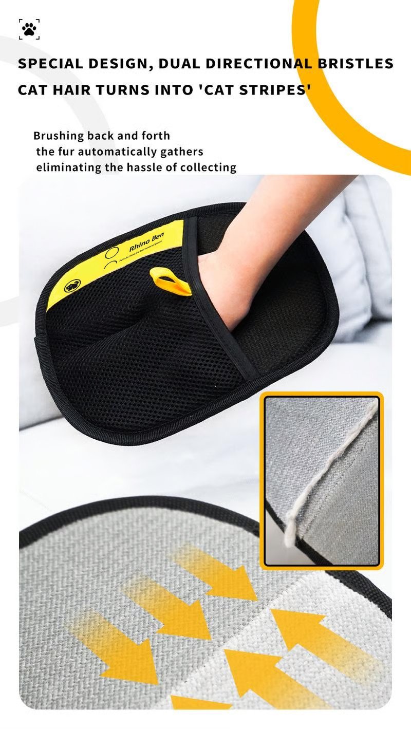 🌟 Magic Static-Free Pet Hair Remover Gloves! Effortlessly Clean Furniture, Bedding & Clothes 🧹🐾