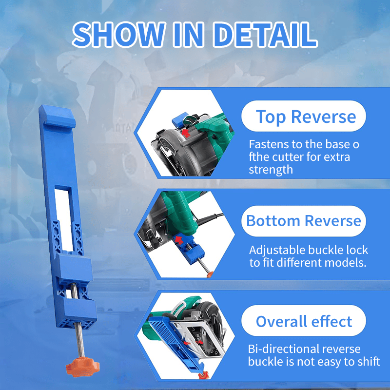⚒️Adjustable Cutting Machine Base Guide