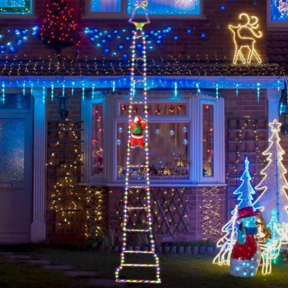 🎄2025 Christmas Sales🎅2025 Christmas Santa Climbing Stairs Light
