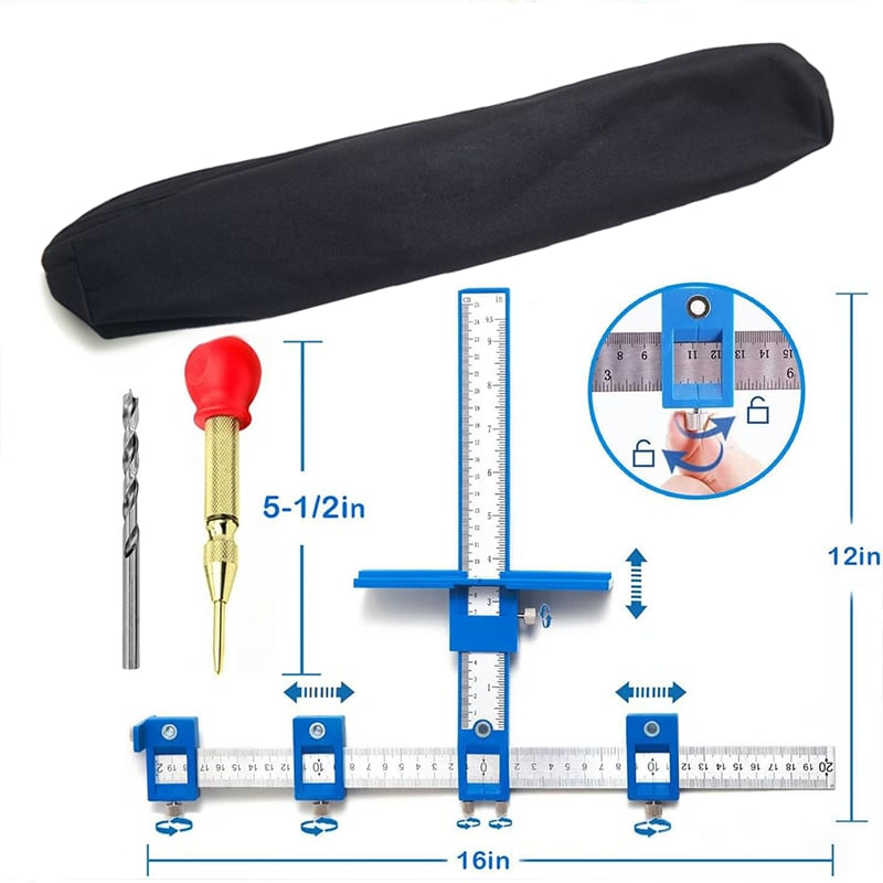 💥LAST DAY SALE 49% OFF - Woodworking Punch Locator Drill Guide