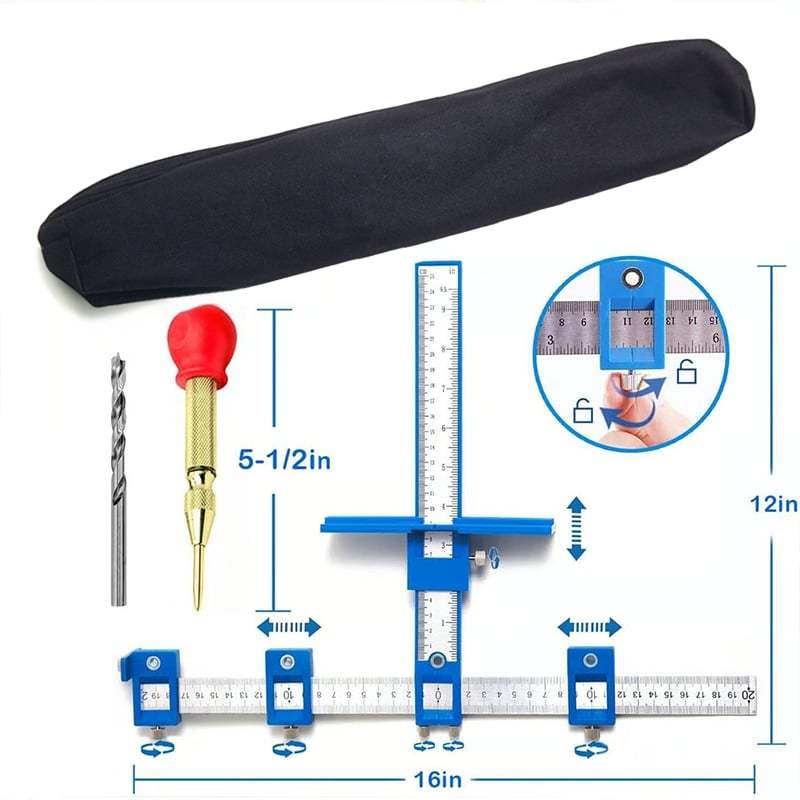 💥LAST DAY SALE 49% OFF - Woodworking Punch Locator Drill Guide