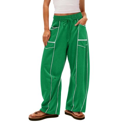 $10 off—this week only!🔥Womens Baggy Barrel Pants Wide Leg Lounge Drawstring Sweatpants with Pockets