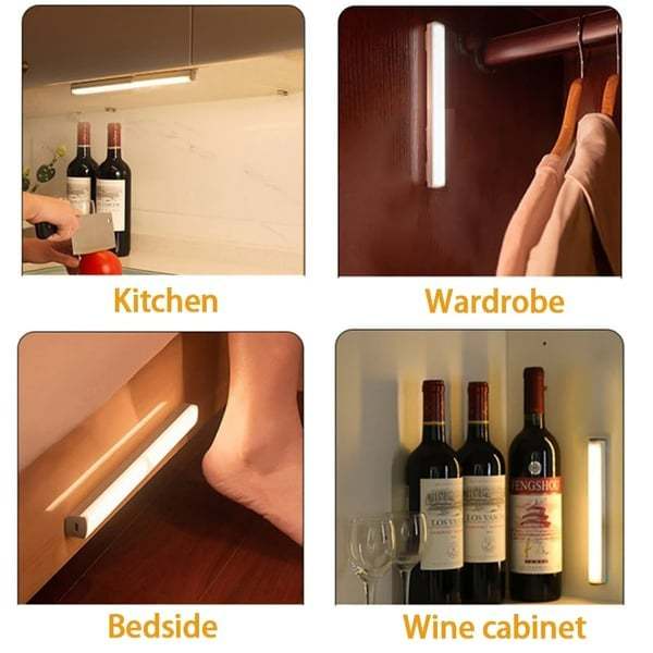 🎁HOT SALE 49% OFF🔥-💡Punch-free Smart Sensor Magnetic Rechargeable LED Lights