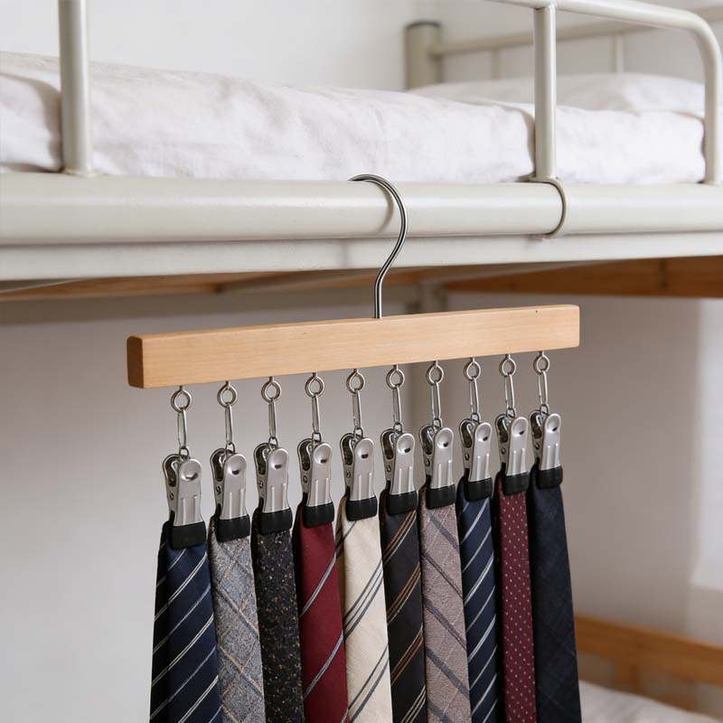 🏆 50K+ SOLD! 🌿✨PureWood Rotating Closet Organizer - Vertical Space Saver & Wrinkle-Free Storage Solution 👖