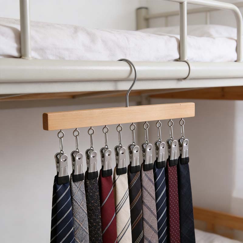 🏆 50K+ SOLD! 🌿✨PureWood Rotating Closet Organizer - Vertical Space Saver & Wrinkle-Free Storage Solution 👖