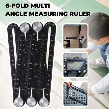 6/12-fold Multi Angle Measuring Ruler