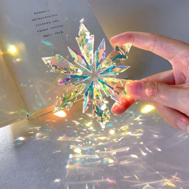 💖Perfect Gift❄️Crystal Snowflake Suncatcher