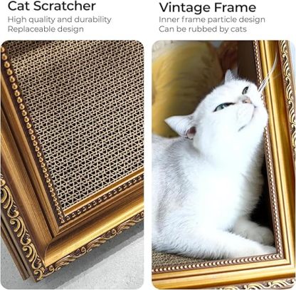 3D oil painting cat bed