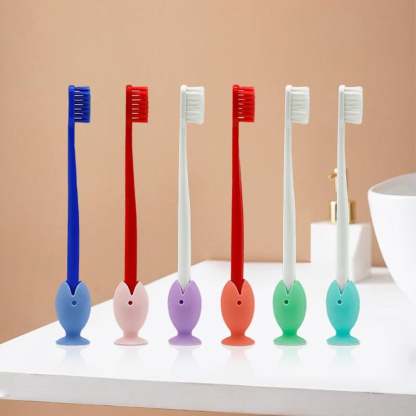 🐟Cute Standing Tooth Brush Cover Cap - buy 5 get 10 NOW(15pcs)