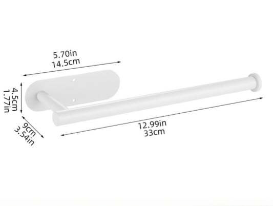 🧻Under Cabinet Paper Towel Holder – Declutter Your Kitchen Counter in Seconds ✨