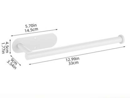 🧻Under Cabinet Paper Towel Holder – Declutter Your Kitchen Counter in Seconds ✨