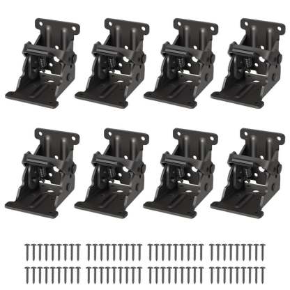 Woyuosn Heavy Duty Folding Brackets with 90° Self-Locking