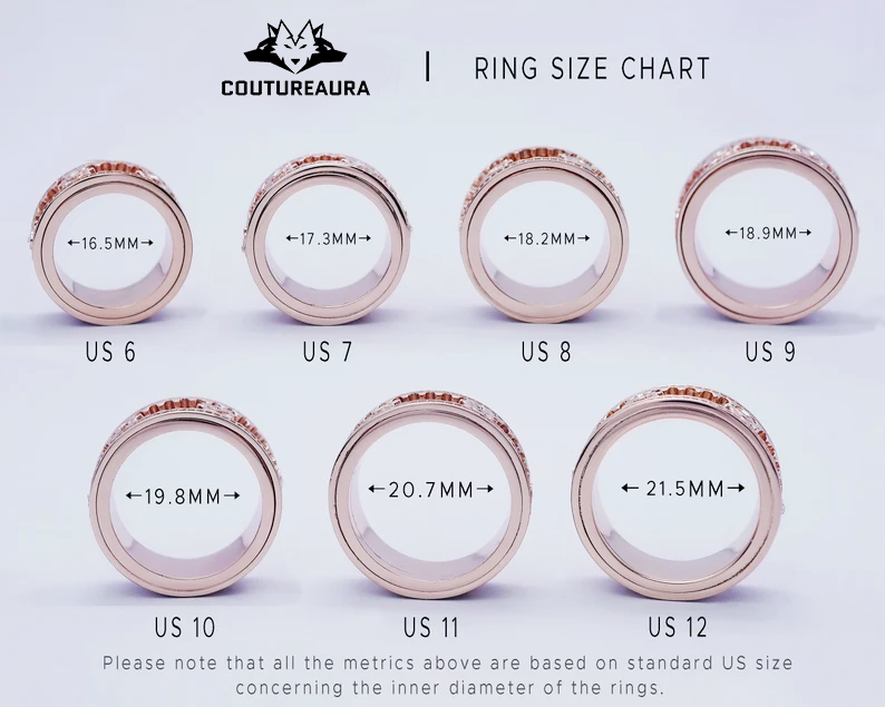 🎁 925 Sterling Silver Personalized Stress Reducing Rotatable Gear Ring 💎