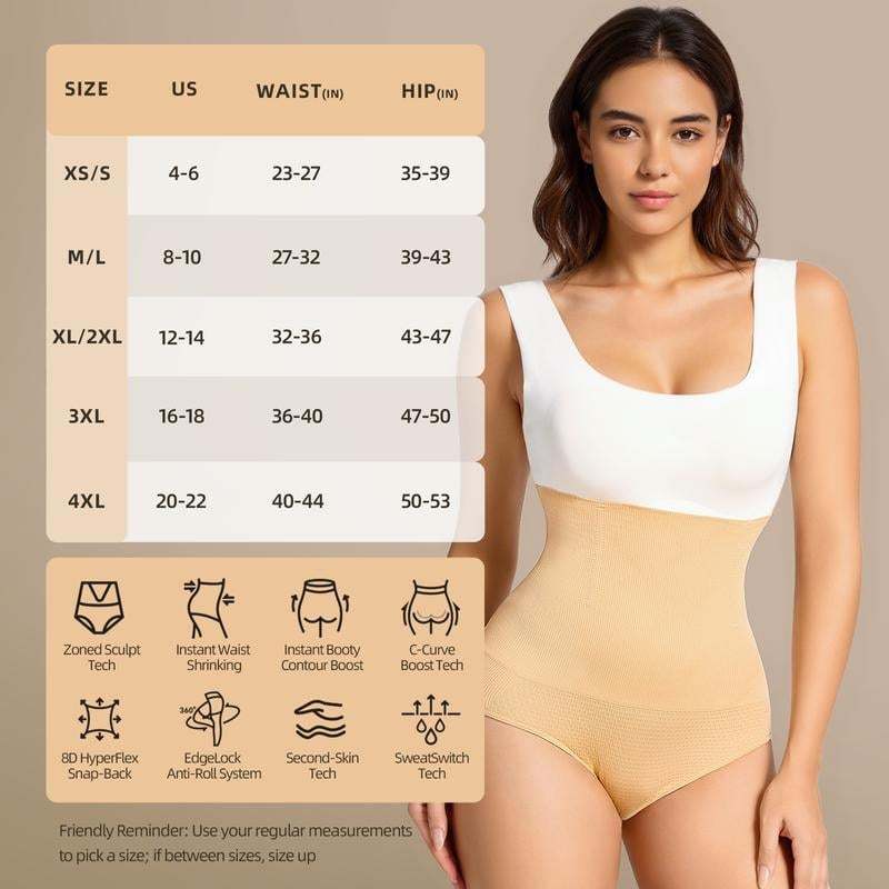 💃High Waist Butt Lifter Shapewear 🍑 – Instantly Lift, Slim & Smooth Your Curves ✨