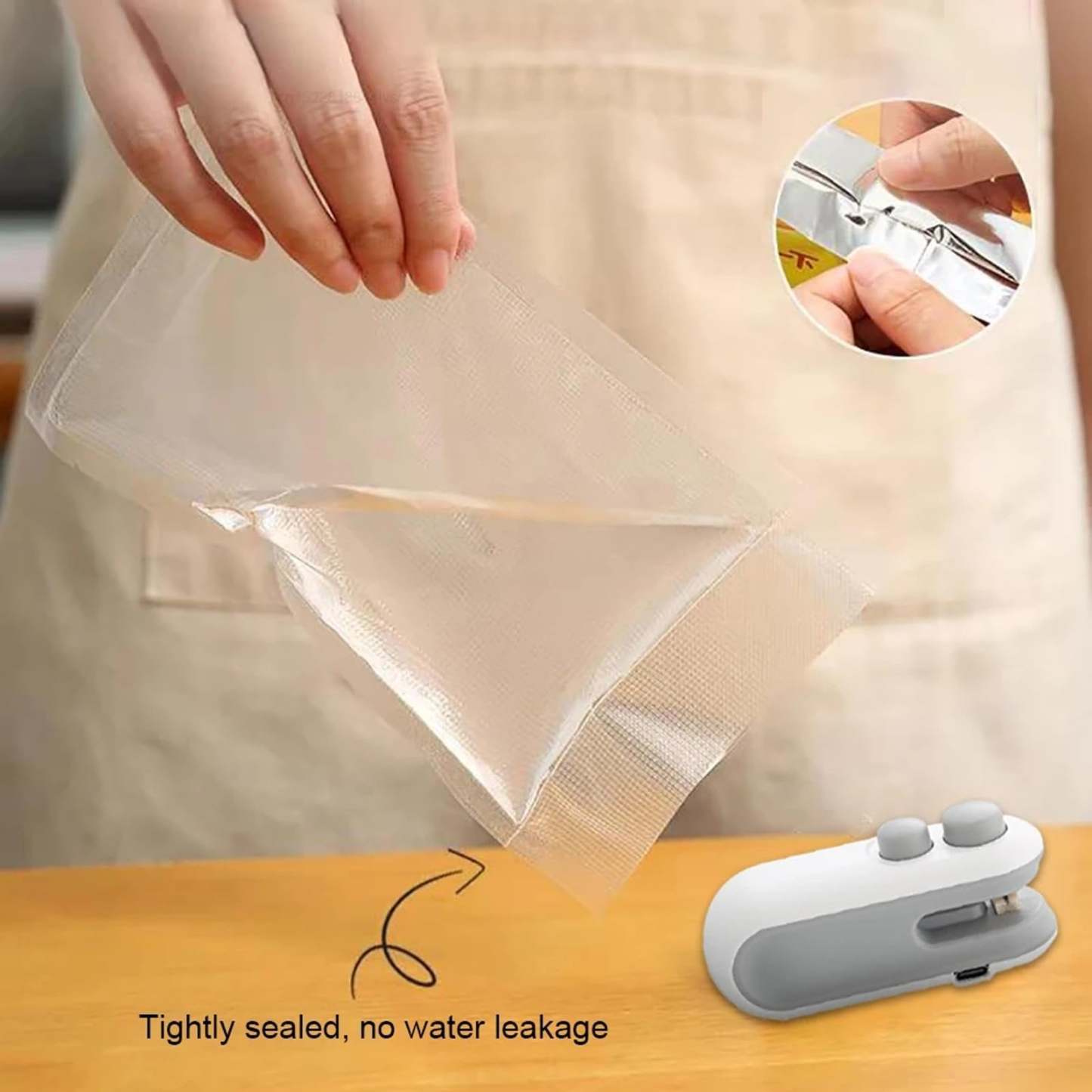 🔥🔥Last Day 49% OFF -🔒 Upgraded Mini Bag Sealer🔥🔥