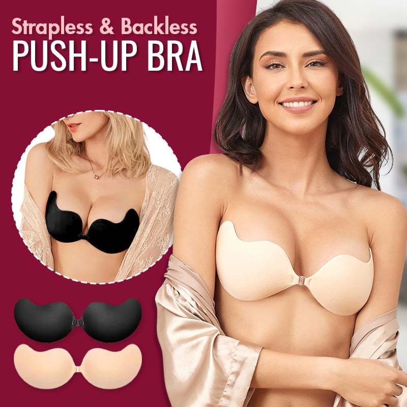 🌷 Sweat Proof Secure – Invisible Diva Strapless Backless Push-Up Bra