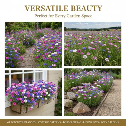 🌱Premium Cornflower Seeds – The "Unstoppable" Wildflower That Grows Anywhere