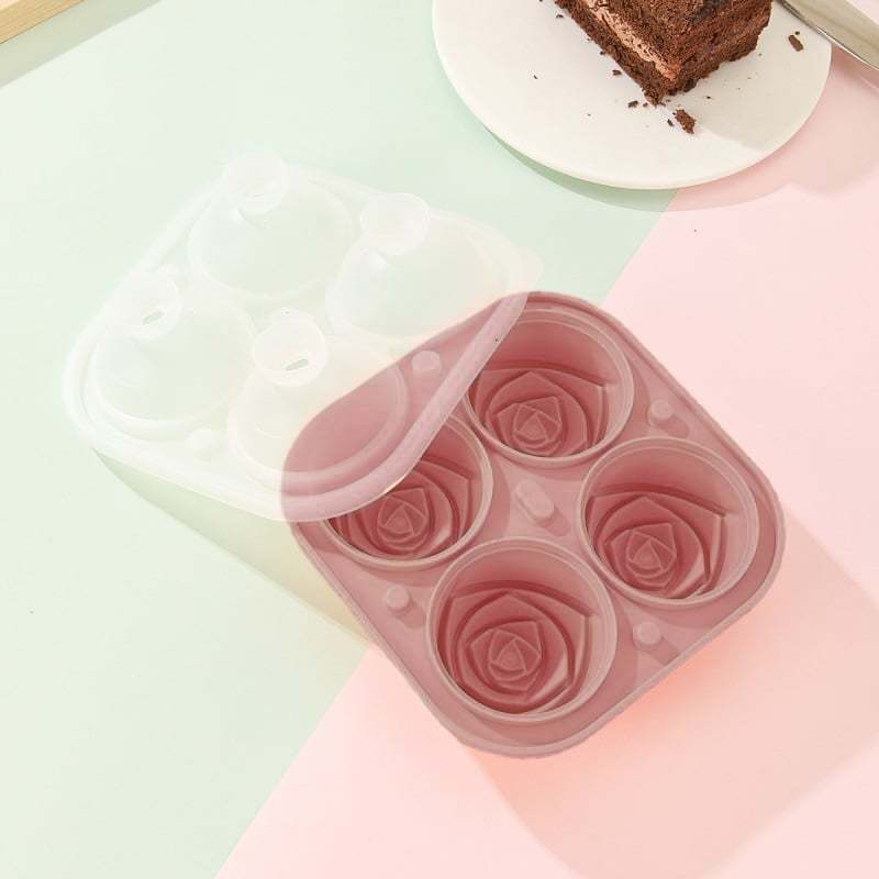 🔥🔥BIG SALE - 45% OFF🔥 -🌹 3D Rose Shape Ice Cube Mold🌹🔥🔥👍 Rose 